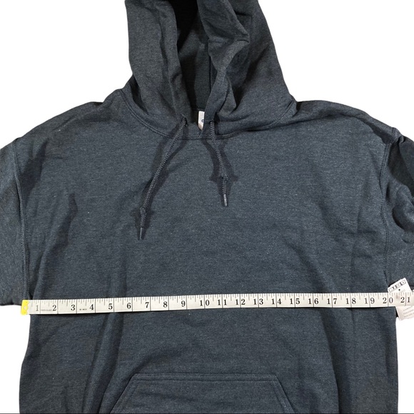 Mens hoodie big 5 new with tags size medium 1 pocket gray long sleeve SKU 173 - Picture 6 of 11